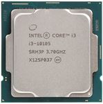 CPU Intel Core i3-10105 SRH3P SRH3P Intel Core I3-10105 3.70 GHz Comet Lake 4C/8T L3- 6MB Cache
